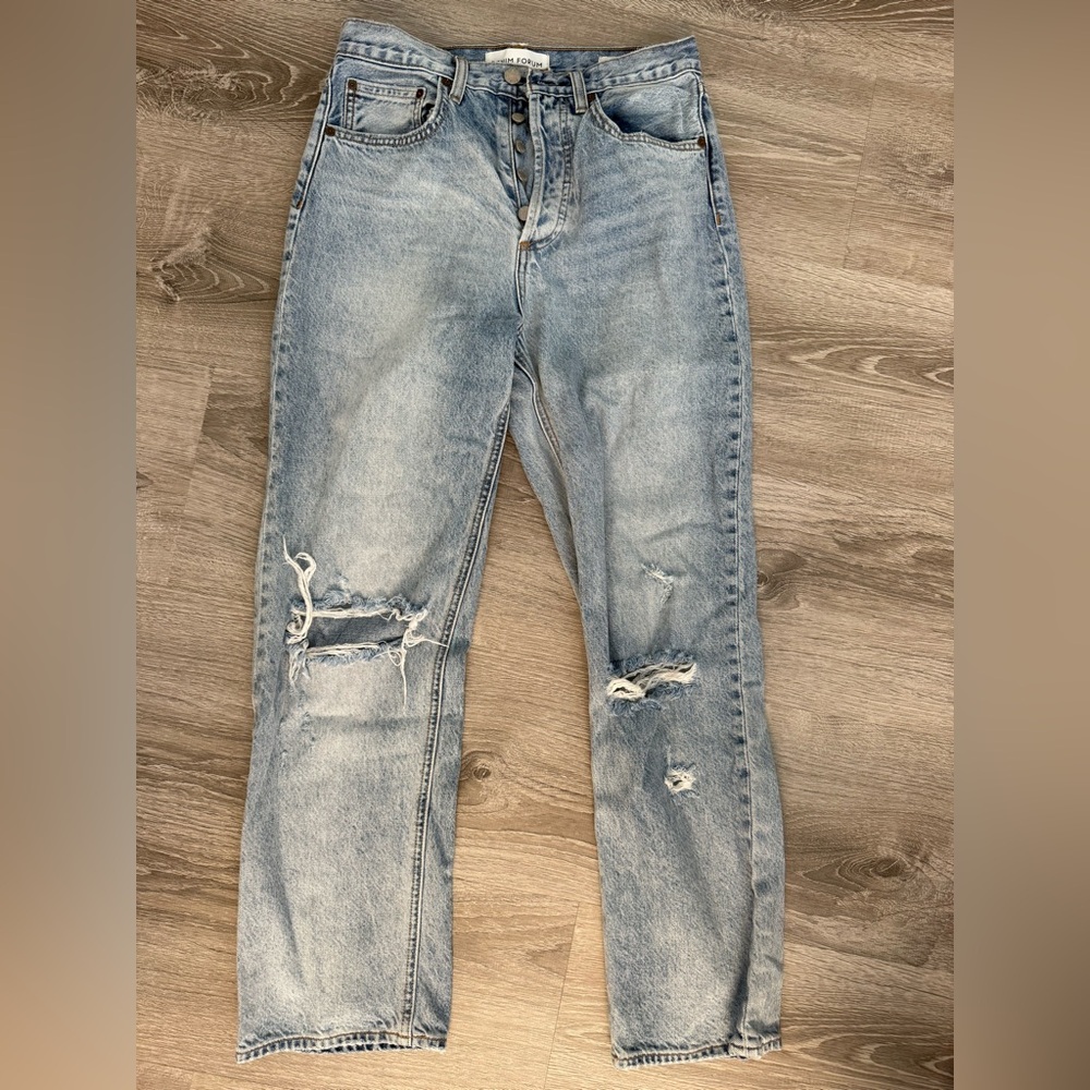 Denim Forum The Joni High Rise Loose 29L